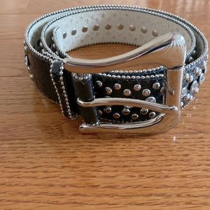 Guess belts with studs and rhinestones